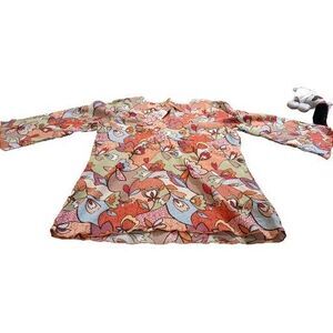 New Women's Columbia Multi Color Floral 3/4 Sleeve Size XS